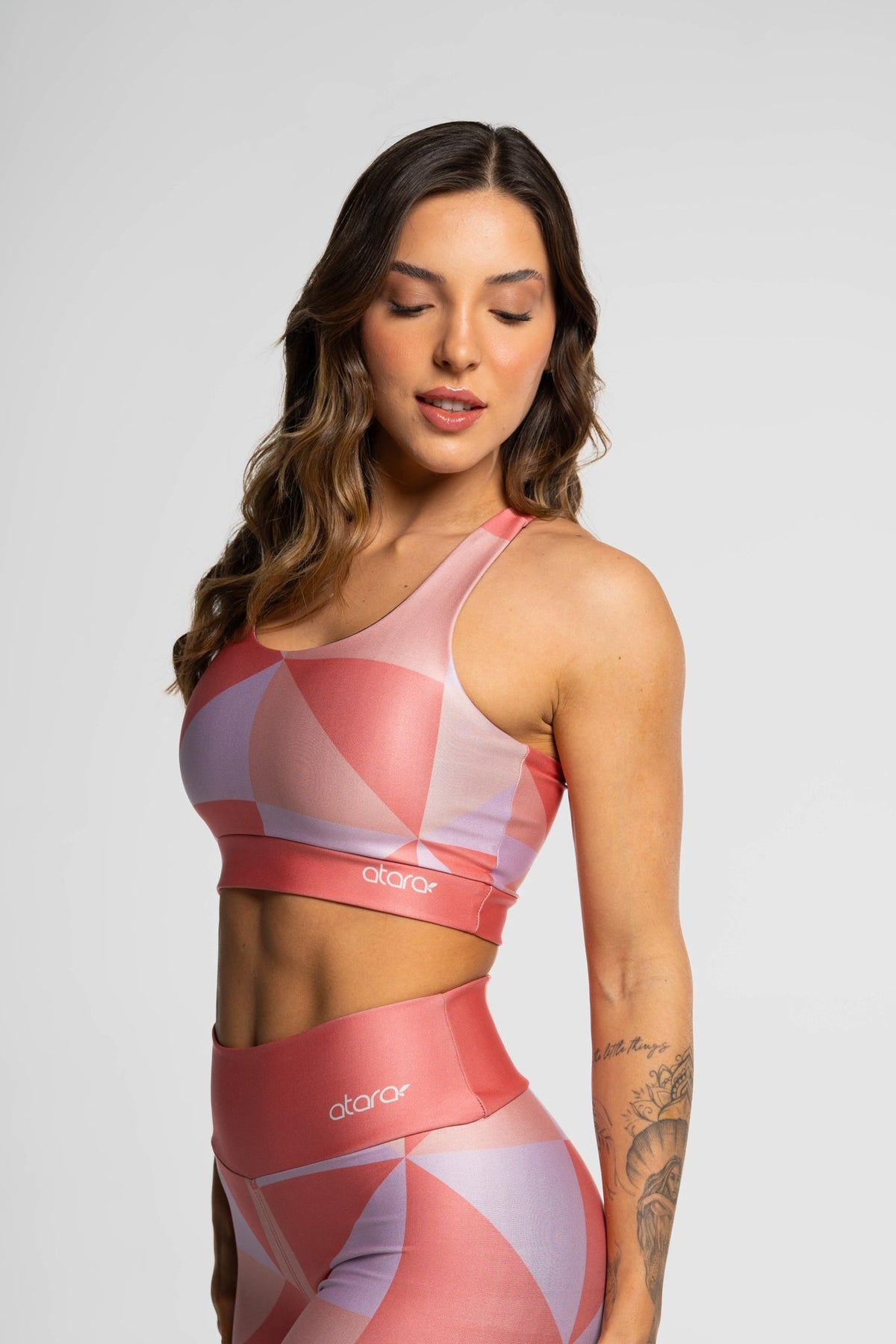 Top Nadador Vitral Rosa