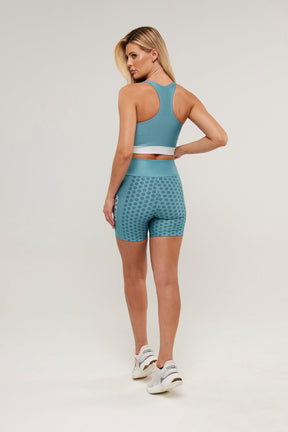 Bermuda Poá Verde Escuro