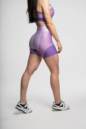 Bermuda Três Cores Roxa