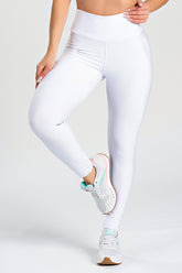 Legging Básica Lisa Branca