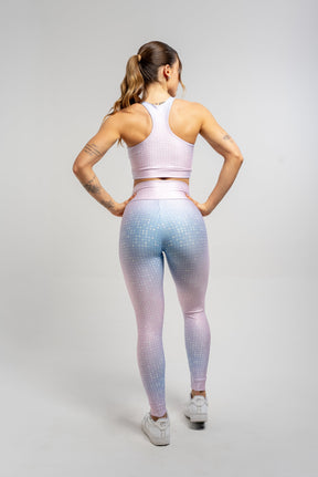 Legging Estampa Localizada Poá Brilho