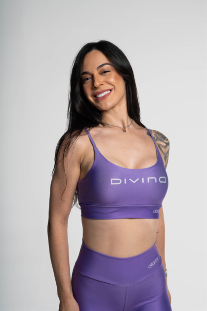 Top Alcinha Divina Lisa Violeta
