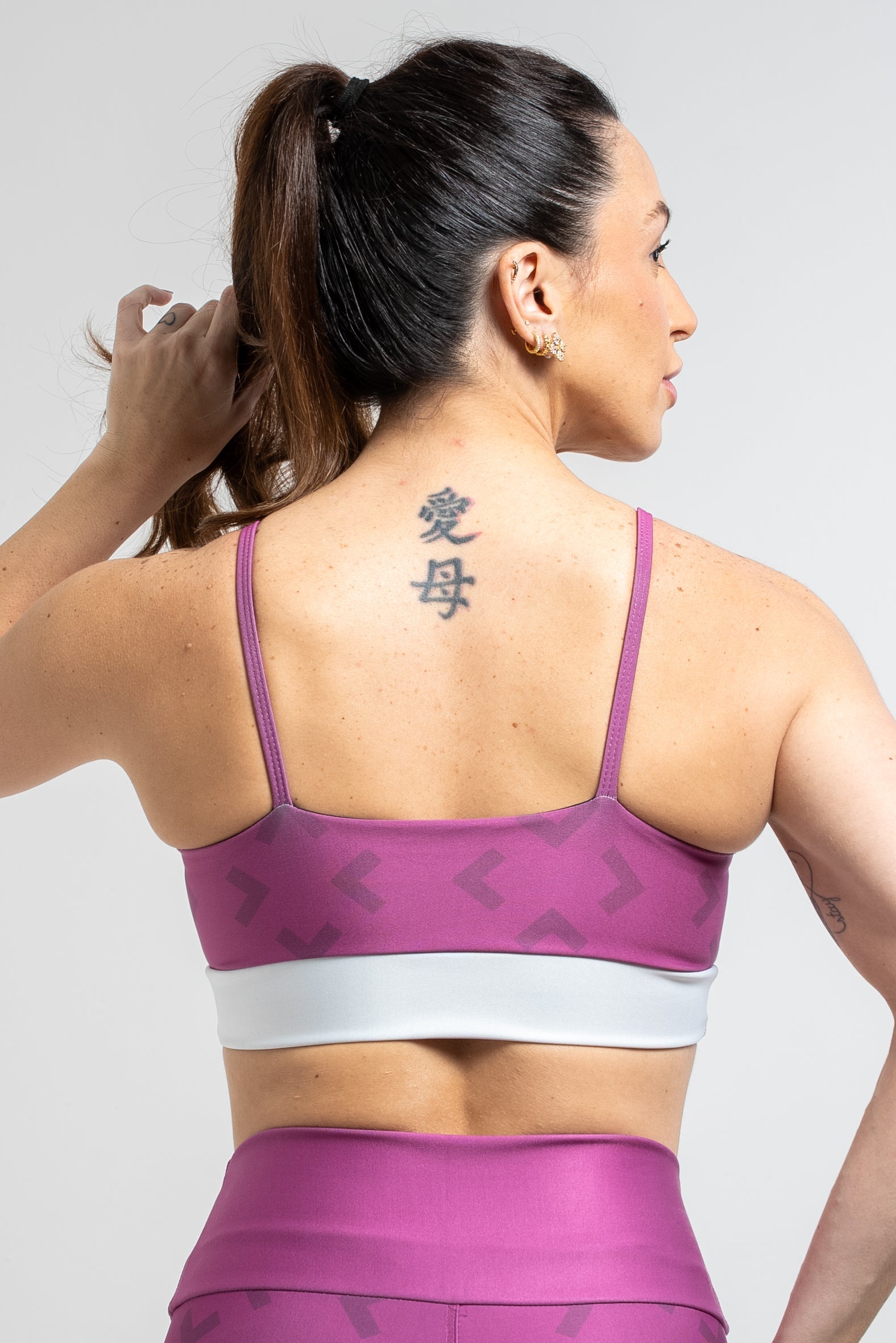 Top Alcinha Geometrico Pink