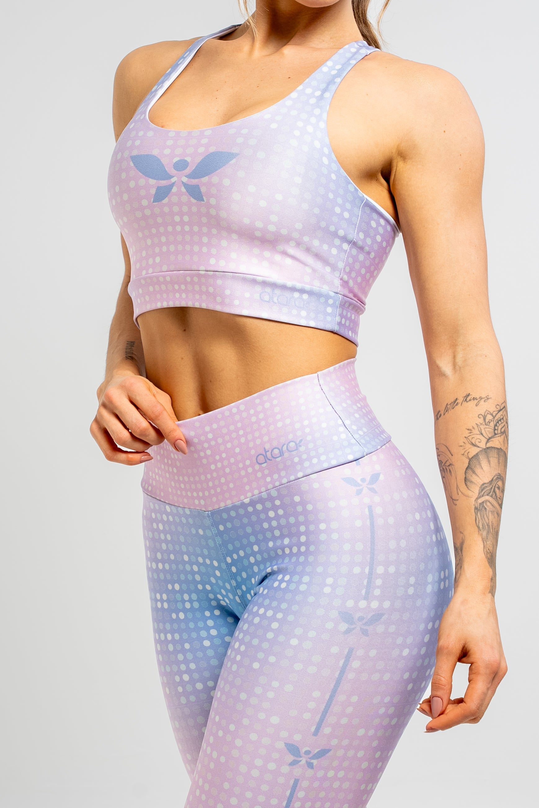 Legging Estampa Localizada Poá Brilho