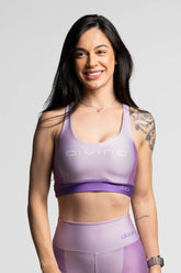 Top Nadador Três Cores Roxa