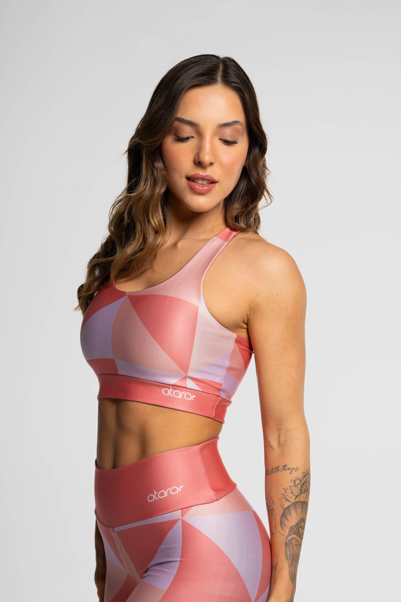 Top Nadador Vitral Rosa