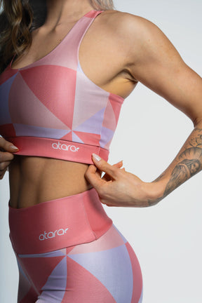 Top Nadador Vitral Rosa