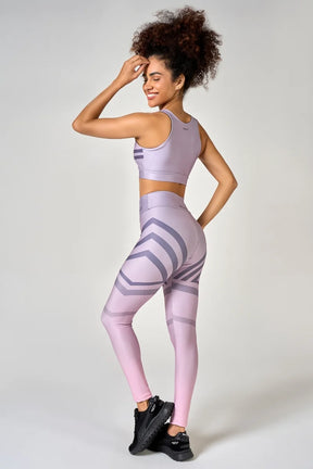 Conjunto Feminino Legging + Top Nadador Degradê