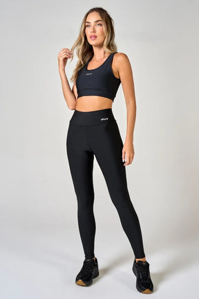 Conjunto Feminino Legging + Top Nadador Classic - Preto