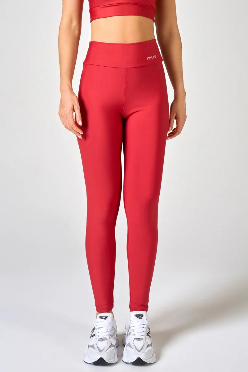Conjunto Feminino Legging + Top Nadador Classic - Cereja