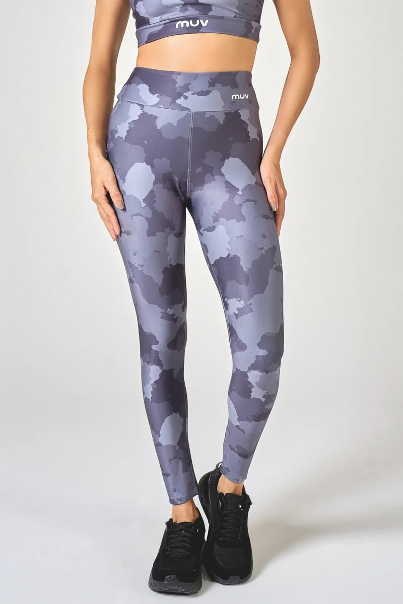 Conjunto Feminino Legging + Top Nadador Camouflaged