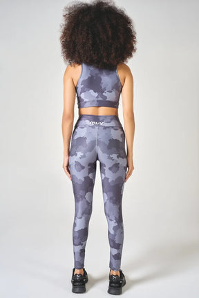 Conjunto Feminino Legging + Top Nadador Camouflaged