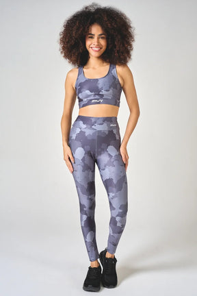 Conjunto Feminino Legging + Top Nadador Camouflaged