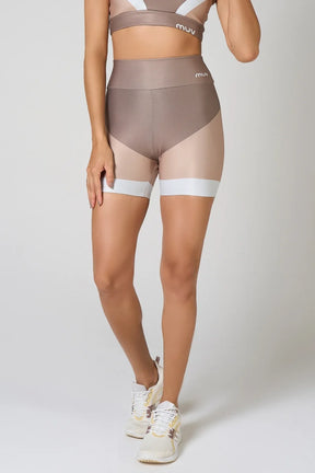 Conjunto Feminino Short + Top Nadador Roasted Coffe