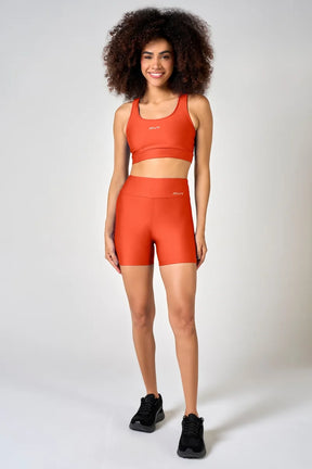 Conjunto Feminino Short + Top Nadador Classic - Ferrugem