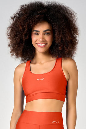 Conjunto Feminino Short + Top Nadador Classic - Ferrugem